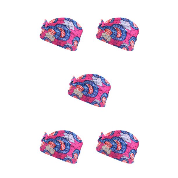 Sonducket Diadema de ganchillo con estampado floral, banda para la cabeza, banda para el sudor transpirable, diadema envolvente para Yoga, Type2 NO2