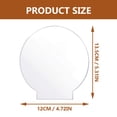thumbnail image 4 of RUNROTOO Round Led Light Bases 5Pcs Acrylic Transparent for Home Decoration Light Accessory, 4 of 8