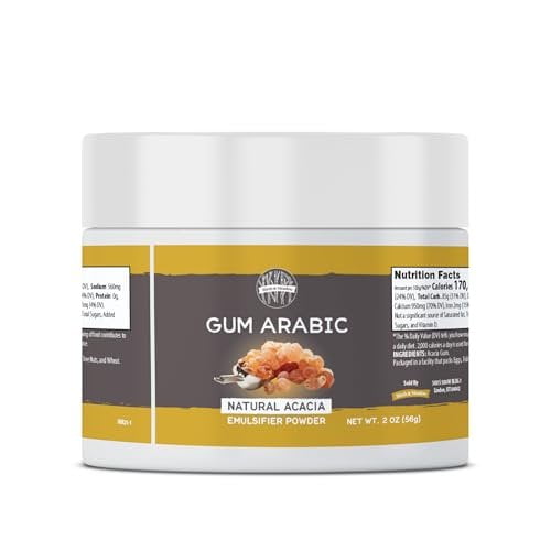 Birch & Meadow 2 oz of Gum Arabic, Gum Acacia, Emulsifier & Thickener