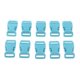thumbnail image 1 of 10 Hebillas De Plástico De Liberación Lateral De 5/8 "para Correas De Cinta De 0,6" Deep Skyblue, 1 of 8