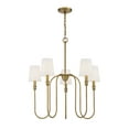 thumbnail image 4 of Trade Winds Lighting 5-Light Chandelier In Natural Brass, 4 of 7