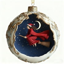 SLYNSHome Christmas Fairy Ornament for Christmas Tree Decorations,Forest Animals Fairy Ornaments Keepsake Holiday Decor