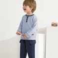 thumbnail image 3 of GYRATEDREAM Toddler Boy Clothes Set Long Sleeve Sweatshirt and Pants Fall Winter Outfits 2T 3T 4T 5T 6T, 3 of 9