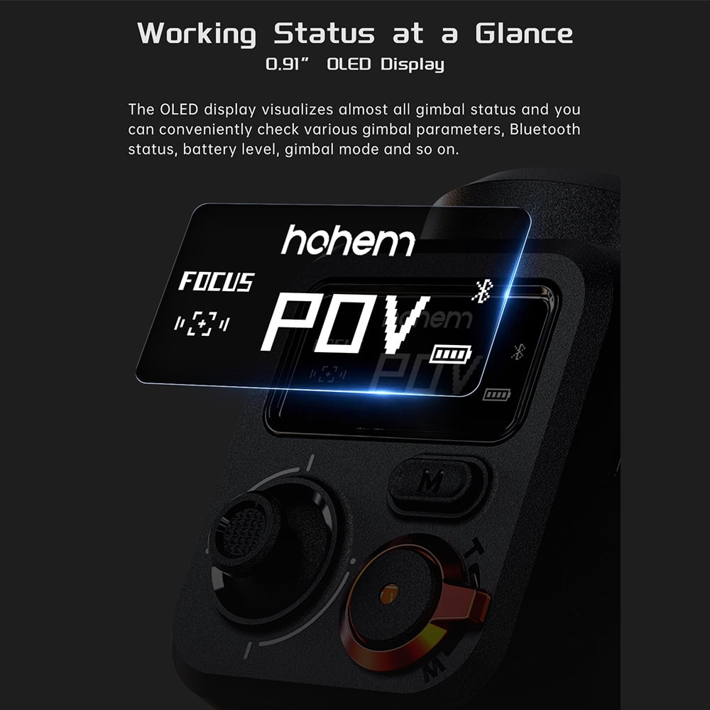 hohem iSteady M6 Kit 3- Smartphone Gimbal Stabilizer -shake