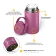thumbnail image 3 of RTIC 16 oz Ceramic Lined Insulated Outback Bottle, Leak Resistant, Orchid, 3 of 8