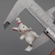 thumbnail image 4 of De Simulación De Pascua Chef Rabbit Bunny Dolls Micro Paisaje Decoraciones 12 Piezas Minnieouse HA039128-00, 4 of 6