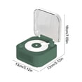 thumbnail image 3 of Qocolhg Record Player Style Bluetooth Speaker, New Portable Vintage Speaker for Camping, Supports Bluetooth, Card, USB, Small Retro Bluetooth Speakers for Bedroom, Living Room, Office, Green, 3 of 6