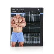 Perry Ellis Portfolio 3 Pack Woven Boxer