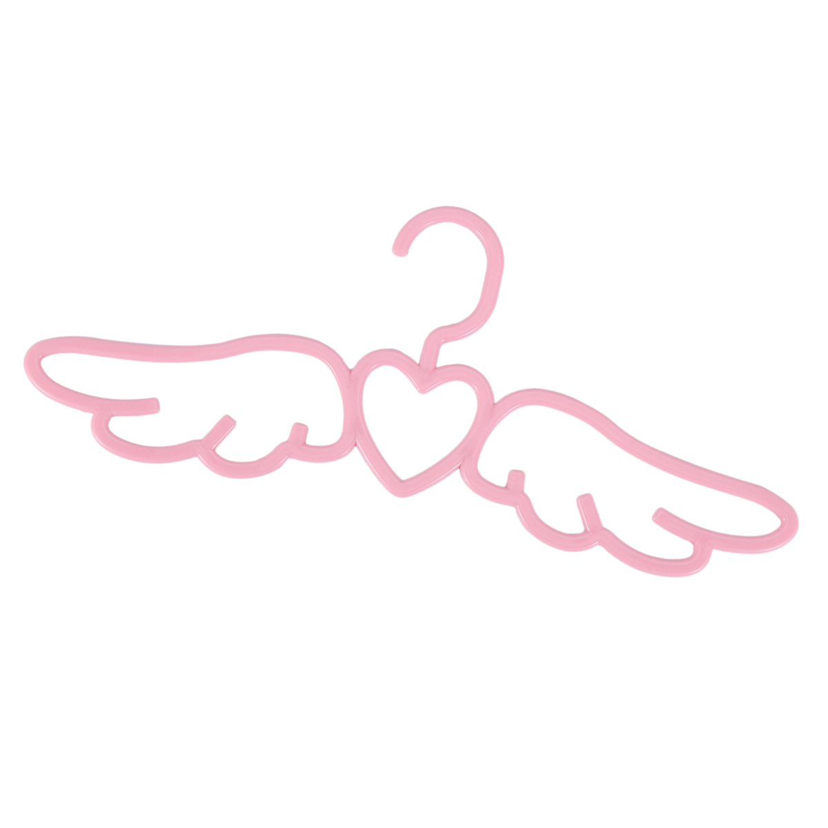 40 Pcs New Design Fly Angel Plastic Clothes Shirt Hanger, Cute Pretty Pink Loving Heart Scarf Underwear Hanger Rack