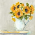 thumbnail image 2 of Schlabach, Sue 26x26 Gold Ornate Wood Framed with Double Matting Museum Art Print Titled - Lotties Sunflowers, 2 of 4