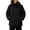 Black, variant on Womens Detachable Inner 2 In 1 Outdoor Plus Size Jacket, Water Repellent Long Sleeve Hooded Climbing Jacket,Women's,Size XS-XXXXL