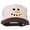 Brown Tan, variant on Snowman Face Embroidered Foam Mesh Cap - Maroon White OSFM