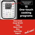 thumbnail image 3 of Instant Pot Multi -Cooker 6 Quart 9-in-1 , Stainless Steel/Black - Refurbished (Good), 3 of 5