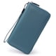 thumbnail image 4 of Cartera Bveyzi de piel con bloqueo RFID para mujer, color azul lago, 4 of 8