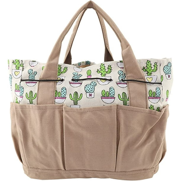 Almacenamiento de herramientas de lona resistente para organizador del hogar, bolsa de herramientas de jardín, kit de herramientas de jardinería para mujeres y hombres, bolsa de herramientas de jardí TUNC Sencillez