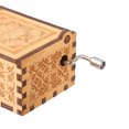 thumbnail image 4 of Amdohai Wood Music Box Mini Vintage Engraved Hand-Operated Musical Box Birthday Christmas Valentine's Day Exquisite Gift, 4 of 9