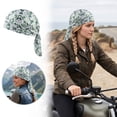 thumbnail image 2 of Shadoumai Men's Bandana Du-Rag, Paisley Print, Tie Design, Sweat-Absorbing, Breathable, Sun Protection, Cycling and Motorcycling, 2 of 10
