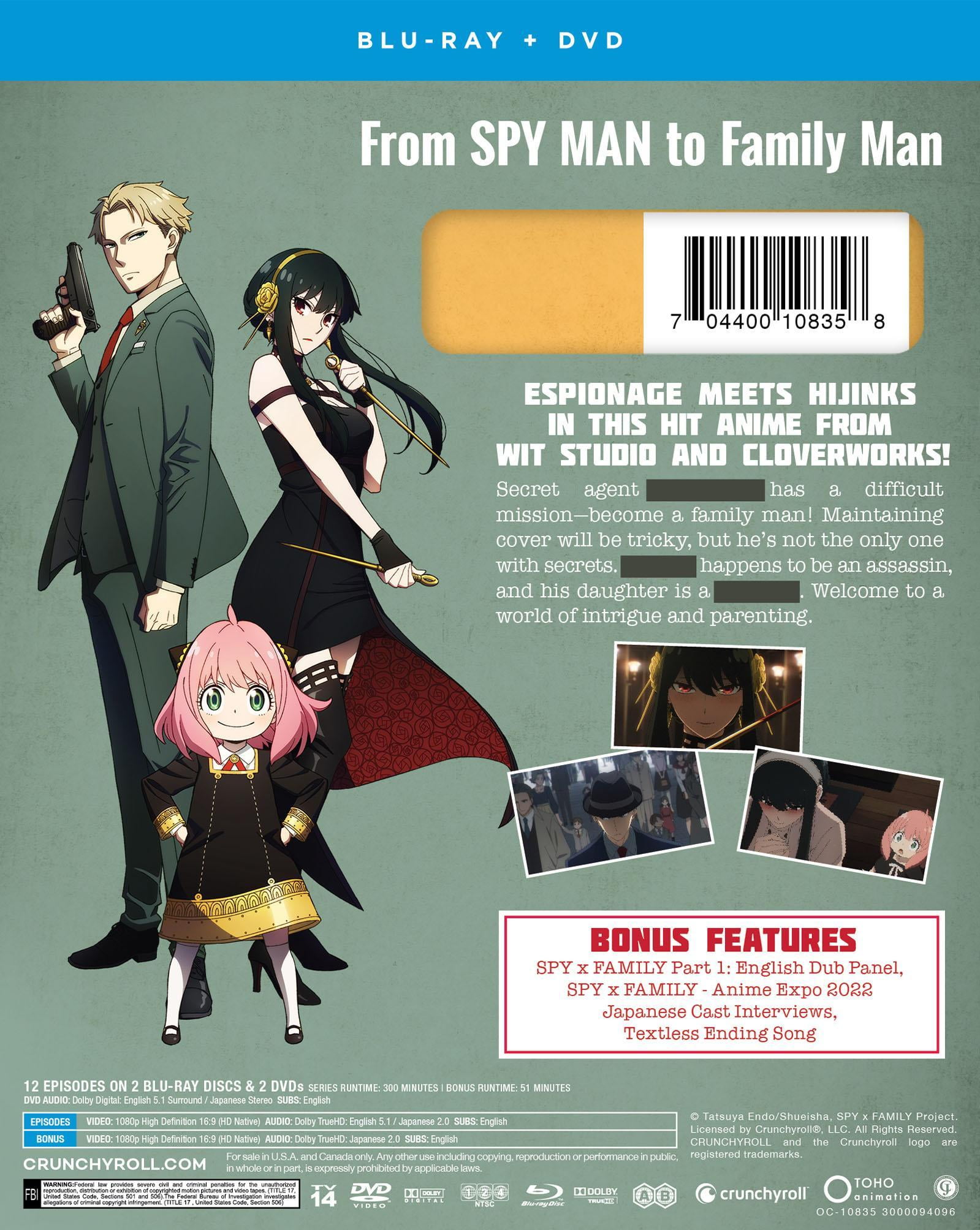 Spy x Family: Season 1 Part 1 (Blu-ray + DVD) 