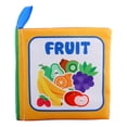 thumbnail image 4 of Libros Suave para Bebés, Papel de Construcción, Educación Temprana, Premium, Juguetes de parctividades, Regalos para Peq Frutas CUTICAT libros blandos, 4 of 8