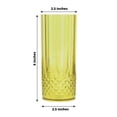 thumbnail image 4 of Balsa Circle 6 Crystal Green 14 oz Plastic Reusable Drinking Glasses Party Events Home Tableware Supplies, 4 of 8