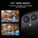 thumbnail image 5 of Monitoreo intercomunicador bidireccional remoto Red inalámbrica móvil cámara Wi Fi doble lente 1080p Meser, 5 of 9