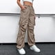 thumbnail image 3 of Gibobby Pantalones deportivos para mujer 2023 Pantalones cargo Mujer Ropa holgada de ajuste relajado Pantalones negros Cintura alta Cremallera Cintura delgada(Caqui,G), 3 of 5