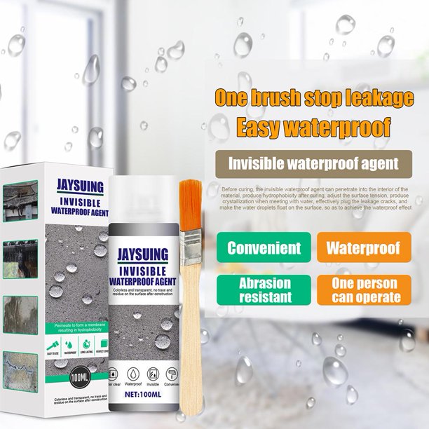 Pegamento impermeable antifugas para pared de baño, sellador de suelo de baldosas (100ml)