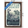 thumbnail image 3 of Jurassic World: Dominion - Raptor Country Wall Poster, 14.725" x 22.375" Framed, 3 of 5