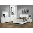 thumbnail image 2 of Felicity 6-piece Queen Bedroom Set White High Gloss, 2 of 17