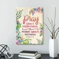 thumbnail image 3 of Pray About Everything Philippians 4:6 Canvas Wall Art,Bible Verses Wall Decor,Scripture Wall Art,Christian Wall Art, 3 of 6