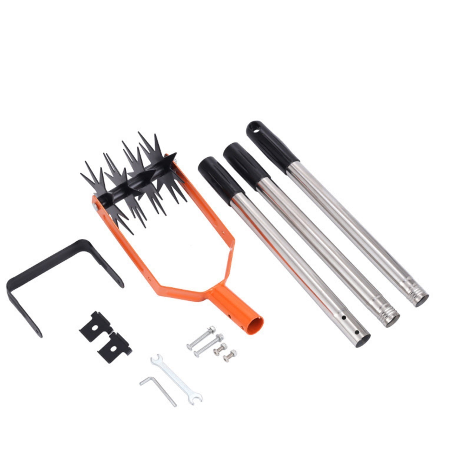 Multiple Angles Gardening Cultivator Tiller Cultivator Garden Weeding Hoe Fatigue Reducing Ergonomic Grip Design