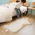 thumbnail image 6 of Cat Tufted Rug, Ngxiha 40X120Cm, Cat Shaped Rug, Irregular Shaped Rugs, Washable Absorbent Non-Slip Fun Animal-Shaped Cartoon Room Floor Mat, Soft Bedside Rugs for Bedroom, Cats Doormat, 6 of 9