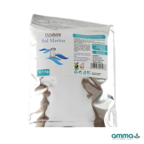Sal Marina Gourmet Cusibani Sin Procesar 1kg