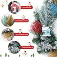 thumbnail image 6 of Huloretions 24 Inch Christmas Wreaths For Front Door,Xmas Village Wreath With Tree And Little House Decorations,Holiday Decor For Home Wall Window Indoor Outdoor, 6 of 6