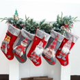 thumbnail image 3 of Medias navideñas, grandes regalos navideños, decoración para chimeneas, calcetines, porta caramelos para decoración del hogar D, 3 of 5