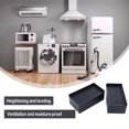 thumbnail image 3 of UPOUART Washing Machine Feet 2Pcs Black Plastic Ventilation Pads For Kitchen, 3 of 6