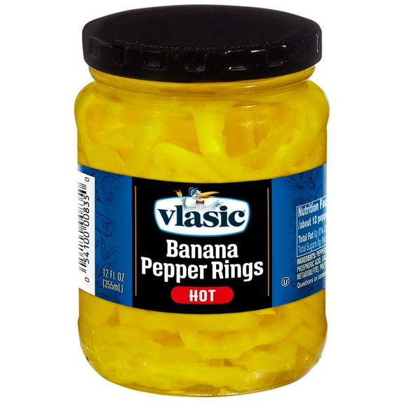 Vlasic Hot Banana Pepper Rings, 12 fl. oz.