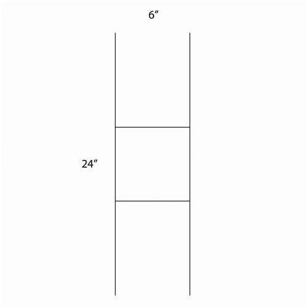 25 quantity Blank Yard Signs 18x24 with h-stakes