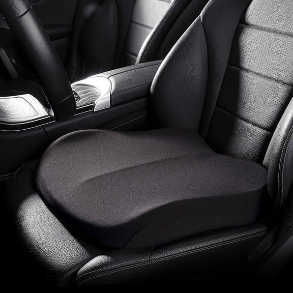 Adult Booster Car Seat Cushion, Car Seat Driver Height Boosts Mat, Non-Slip Auto Booster Seat Cushion, Wedge Memories Foam Pad for Driving Seat