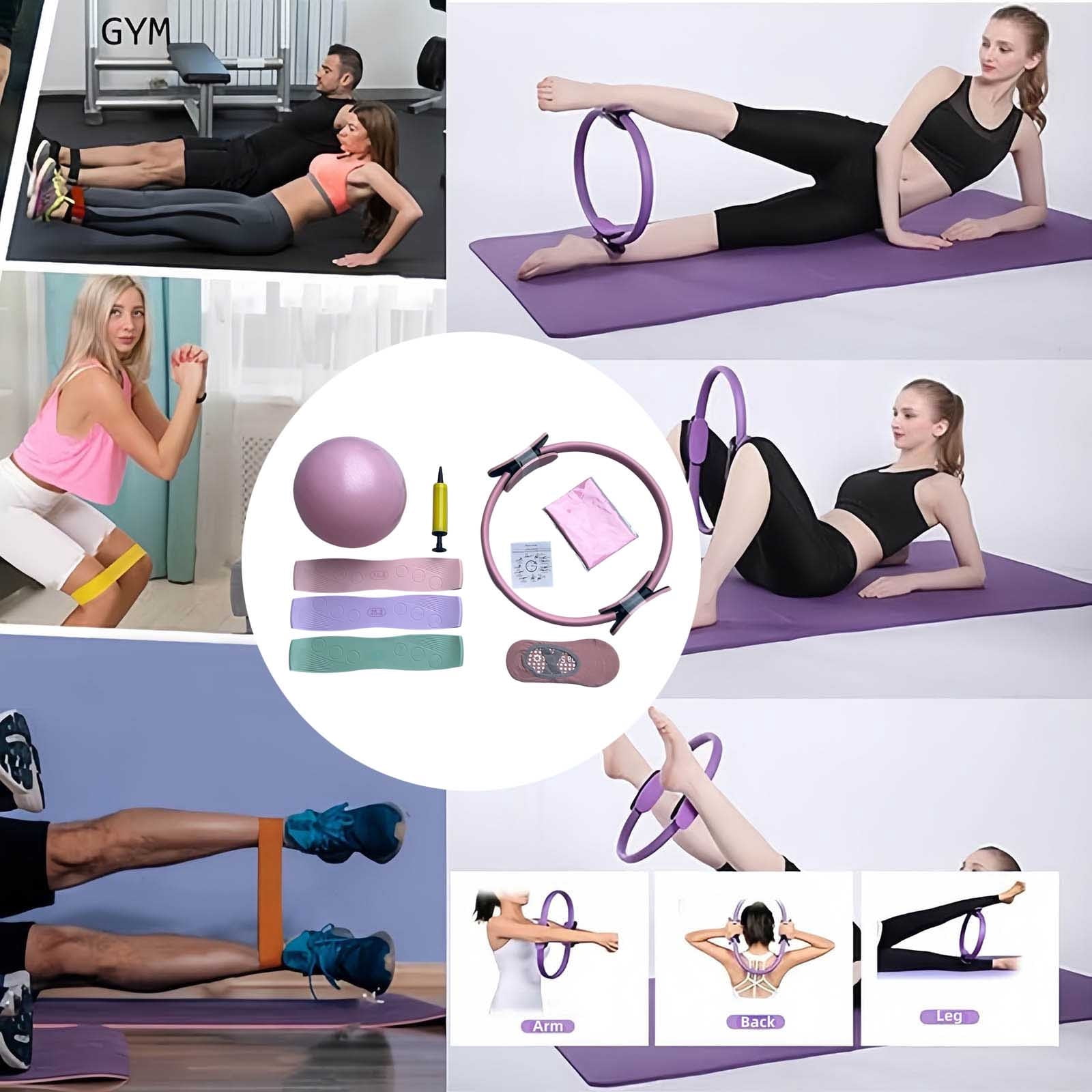 High Value New 7 Piece Set Better Me Pilgots Kit Pilgots Kit For Women Booty Bands For Working Out Glutes Yoga 25Cm Figure Resistance Band Yoga Bands For Stretching Kit Portable Outdoor Supplies