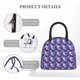 thumbnail image 4 of Easygdp Skull Flower Bolsa de Almuerzo Insulada Grande, Forro de Aluminio, Diseño Espacioso, a Prueba de Fugas, Ideal para Trabajo, Picnics, Viajes y Actividades al Aire Libre, 4 of 6