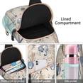 thumbnail image 2 of Seashell and Beach Pattern Lightweight Travel Sling Backpack Durable Multipurpose Crossbody Bag with Nautical Tropical Starfish Design for Hiking and Outdoor Use, 2 of 4