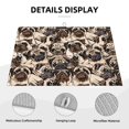 thumbnail image 3 of Yiaed Pug Print Highly Absorbent Microfiber Kitchen Counter Mat, Dish Drying Pad for Dishes, Utensils, Pots and Pans, Large 18" x 24", 3 of 7