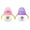 Pink/Purple, variant on S Shield Baby Glow in the Dark Feeder with Handle - 6oz/180ml - 12M+ - DRIP FREE, BPA FREE, PP (Pack Of 2)