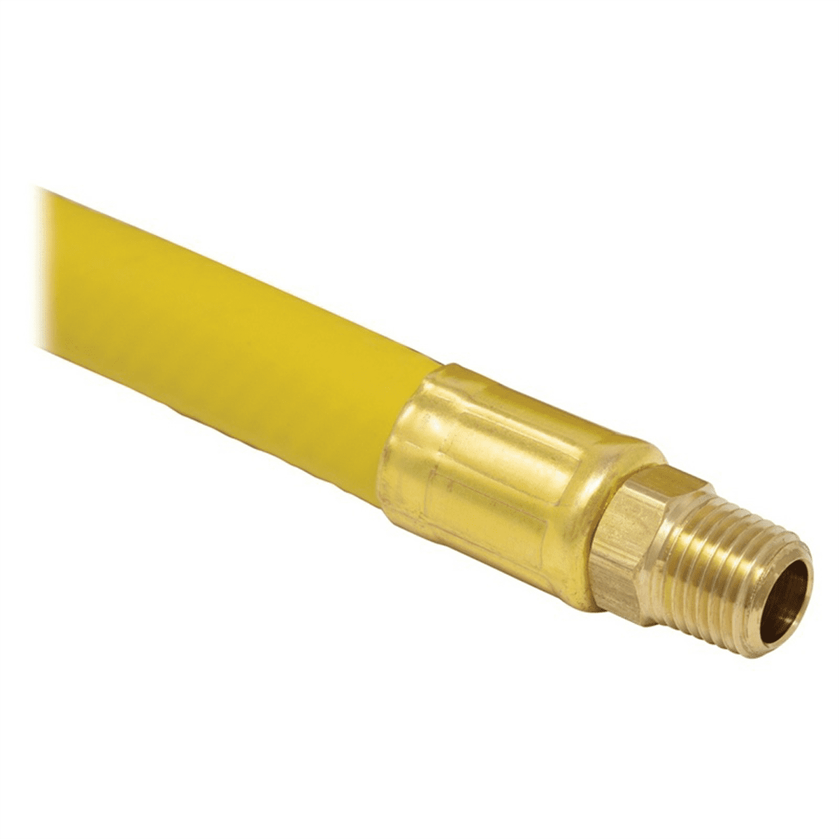 AES Industries Continental 7367 Air Hose, 3/8 in ID, 25 ft, 1/4 in MNPT, 250 psi, Rubber, Yellow