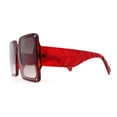 thumbnail image 3 of Mod Womens Exposed Lens Rectangle Butterfly Fashion Sunglasses Red Smoke, 3 of 4