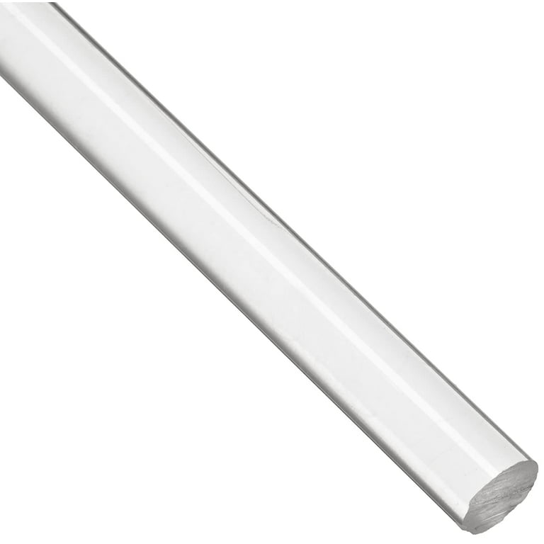 3mm (nominal 1/8) Diameter X 36 Long Acrylic Rod Plexiglass Stick Cl –  FixtureDisplays