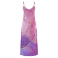thumbnail image 5 of Qiopertar Robe d'Été Décontractée Imprimée Col en V Sans Manches à Bretelles en Solde Livraison Gratuite à Moins de 5$ jusqu'à 90 % de Réduction, 5 of 5