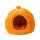 thumbnail image 4 of Cama de calabaza para gatos de interior, caseta para gatos, perrera, suministros calmantes para mascotas, camas suaves para perros, nido para gatos, naranja l, 4 of 9