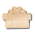 thumbnail image 2 of Unfinished Wood Etched Small Gift Shape | Paint By Line Crafts 24" / 1/8", 2 of 2